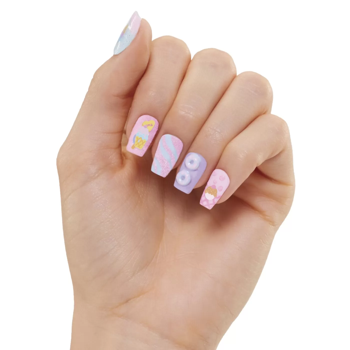 L.O.L. SURPRISE! OMG SWEET NAILS CANDYLICIOUS SPRINKLES SHOP SET PAPUSA CU ACCESORII - imagine 8