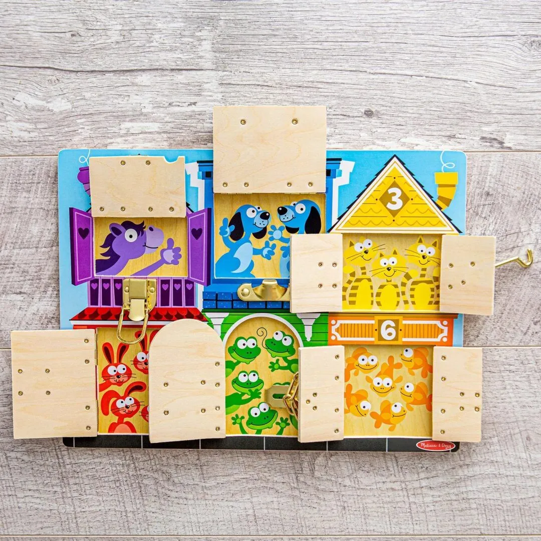 MELISSA AND DOUG SET DE INVATARE PLACA CU ZAVOARE DIN LEMN - imagine 8
