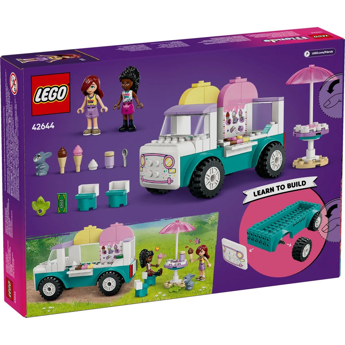 LEGO FRIENDS FURGONETA DE INGHETATA IN ORASUL HEARTLAKE 42644 - imagine 8