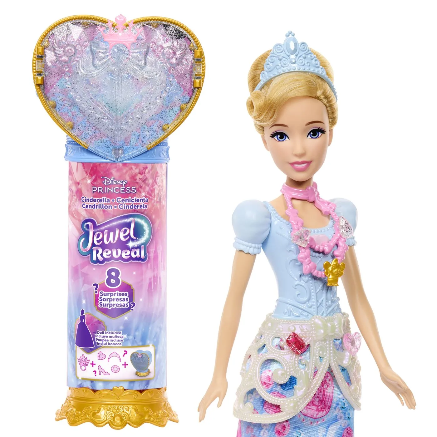 DISNEY PRINCESS JEWEL REVEAL PAPUSA CENUSAREASA - imagine 9