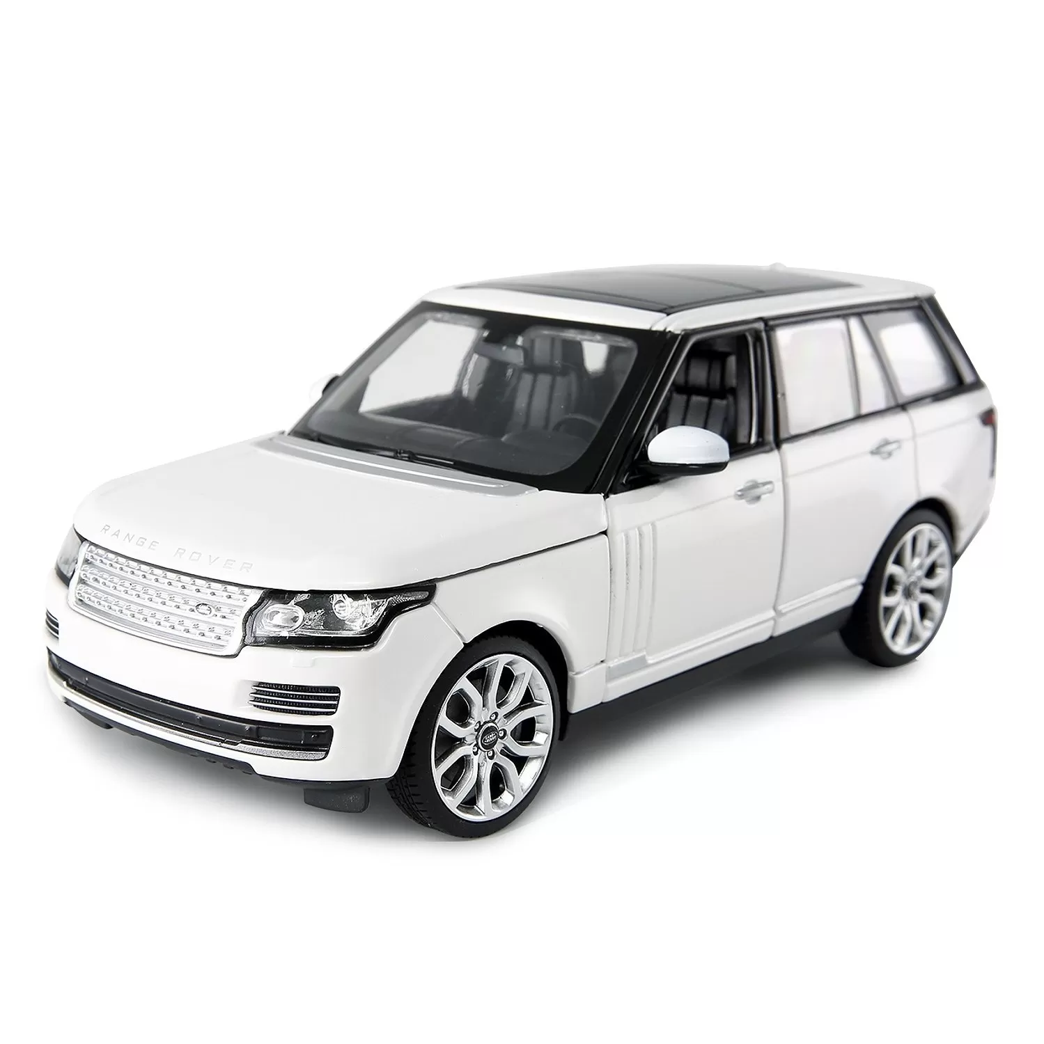 MASINUTA METALICA RANGE ROVER ALB SCARA 1 LA 24 - imagine 9