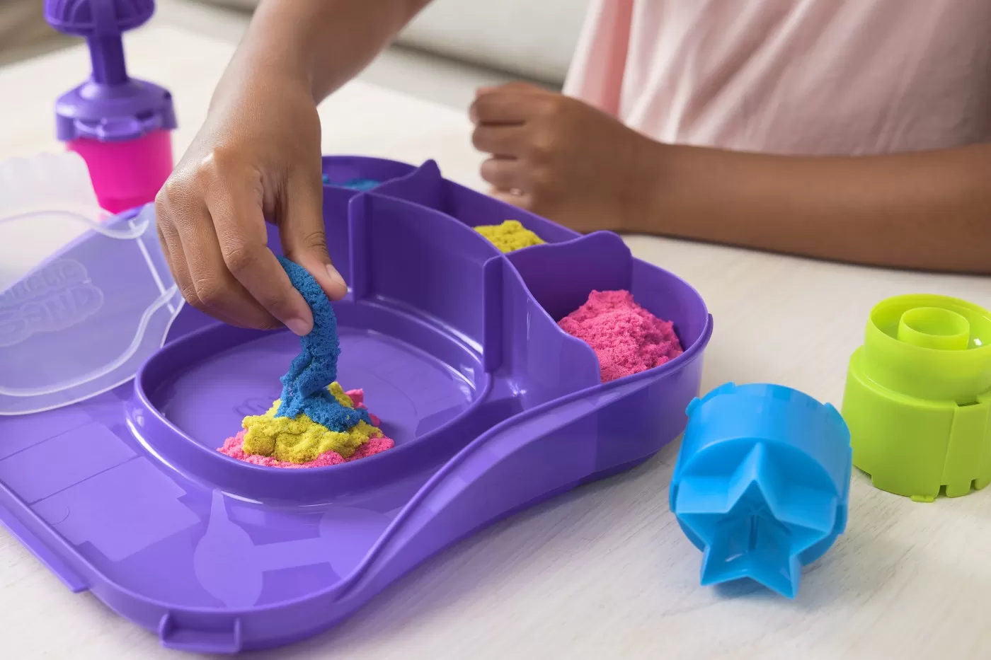 KINETIC SAND SET NISIP SQUISH MOTION - imagine 9