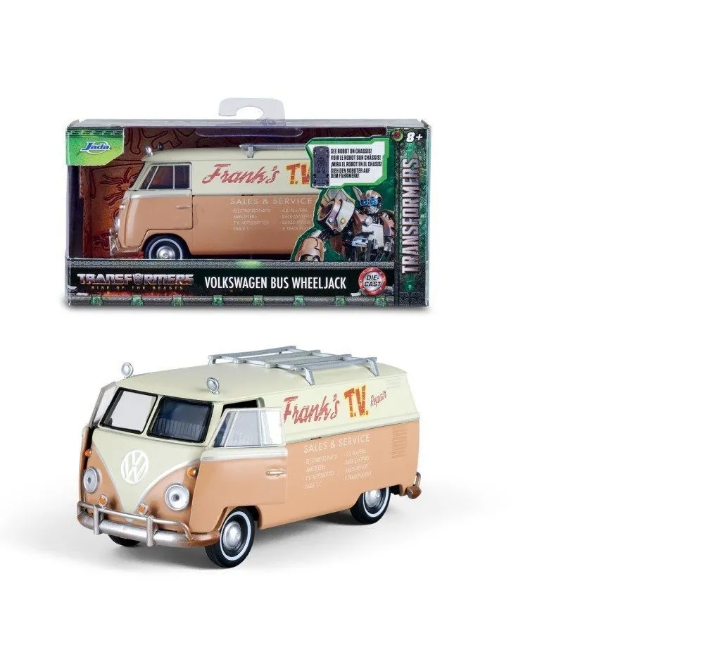 JADA TRANSFORMERS T7 MASINUTA METALICA VOLKSWAGEN WHEELJACK SCARA 1 LA 32 - imagine 9