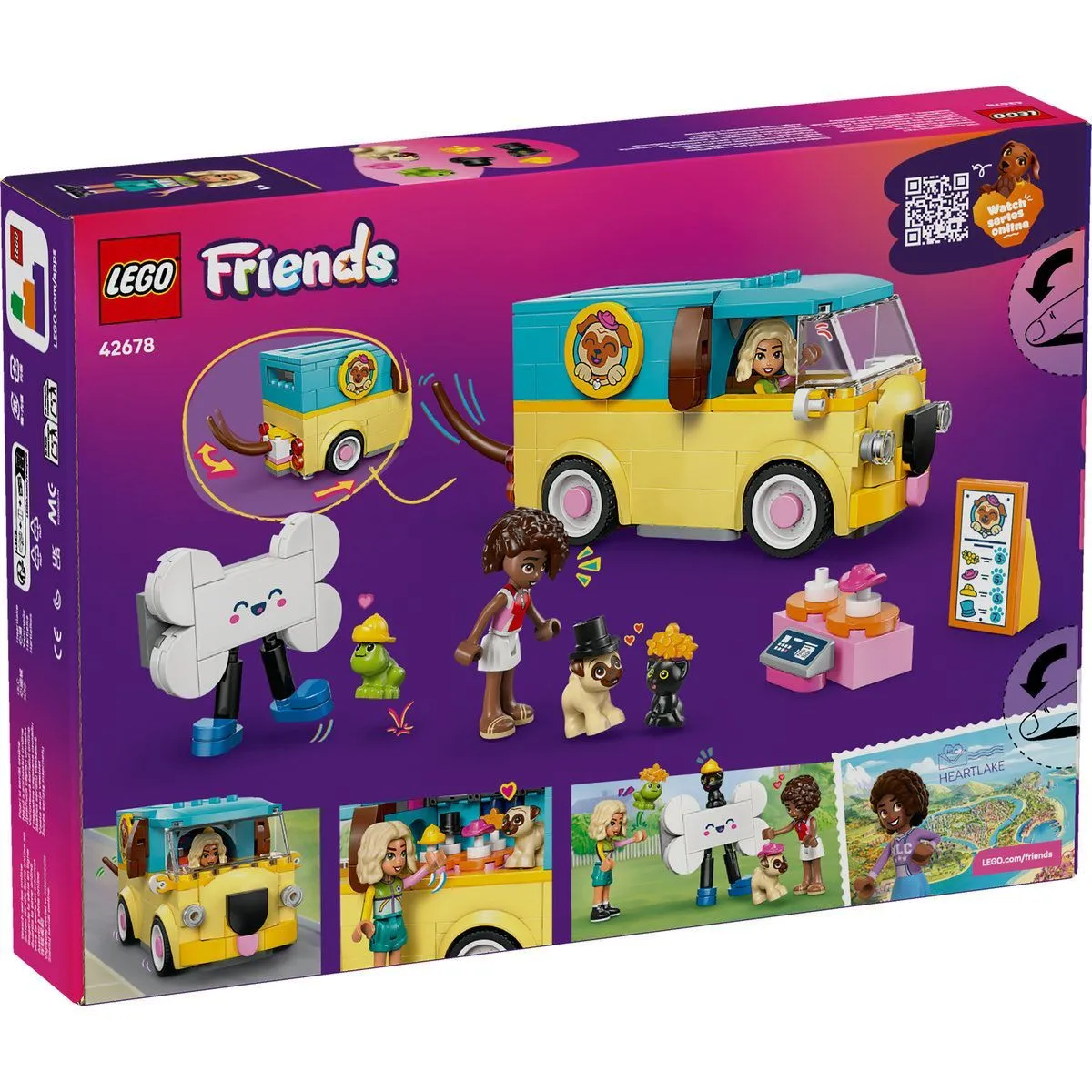 LEGO FRIENDS FURGONETA CU ACCESORII PENTRU ANIMALE DE COMPANIE 42678 - imagine 9