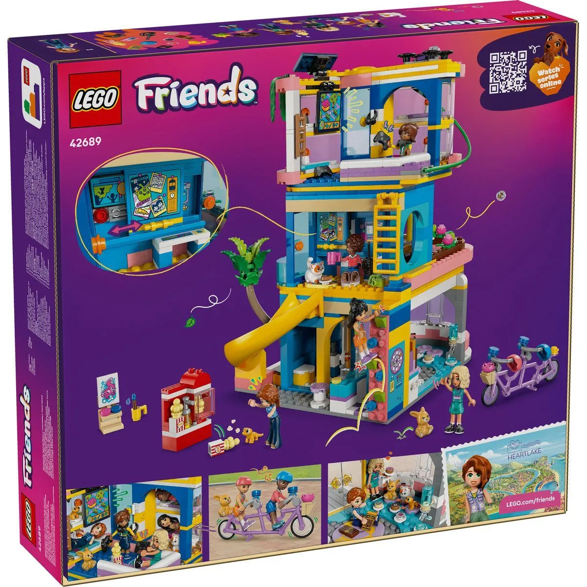 LEGO FRIENDS CLUBUL PRIETENILOR DIN ORASUL HEARTLAKE 42689 - imagine 9