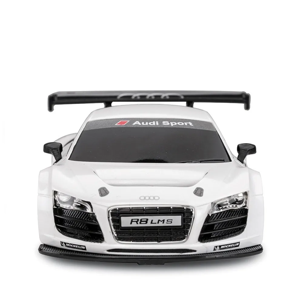 MASINA CU TELECOMANDA AUDI R8 ALB CU SCARA 1 LA 24 - imagine 4