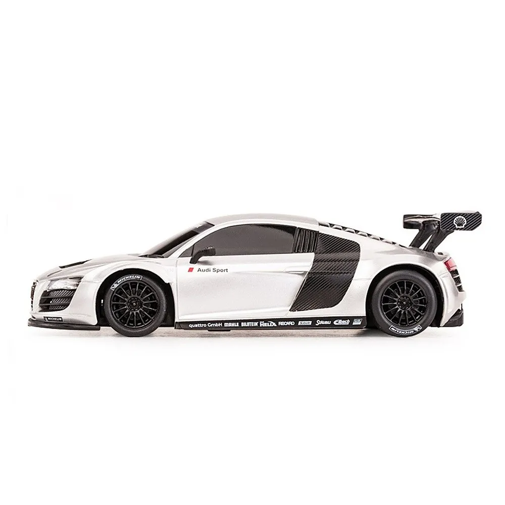 MASINA CU TELECOMANDA AUDI R8 ALB CU SCARA 1 LA 24 - imagine 6