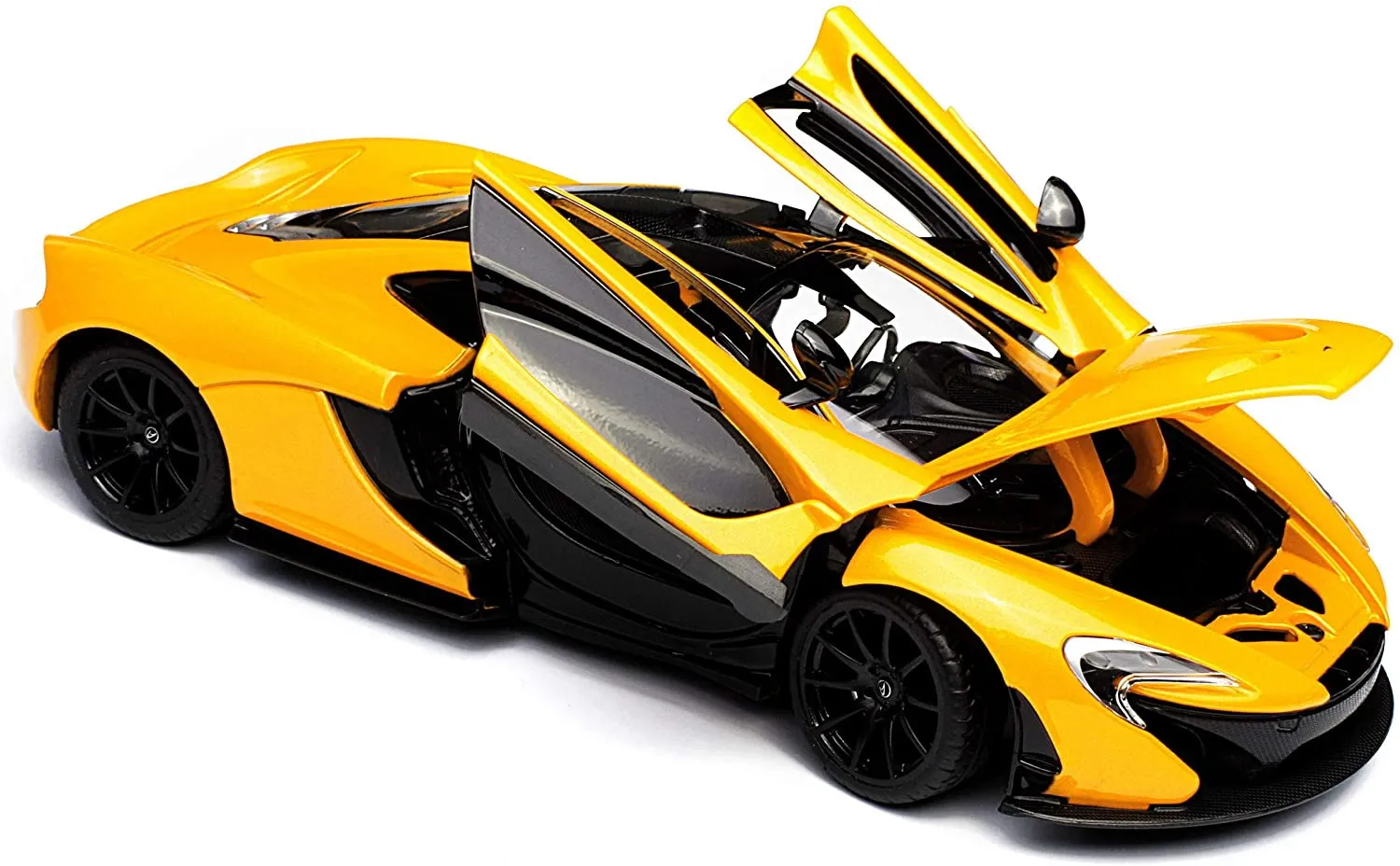 MASINUTA METALICA McLAREN P1 GALBEN SCARA 1 LA 24 - imagine 3